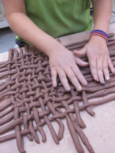 clay-weaving