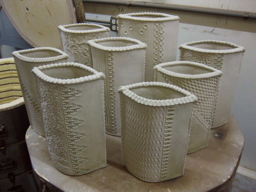 Clay Slab Vase