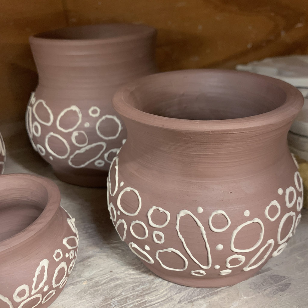Ceramic techniques: Slip trailing  Pottery techniques, Ceramic techniques,  Pottery designs