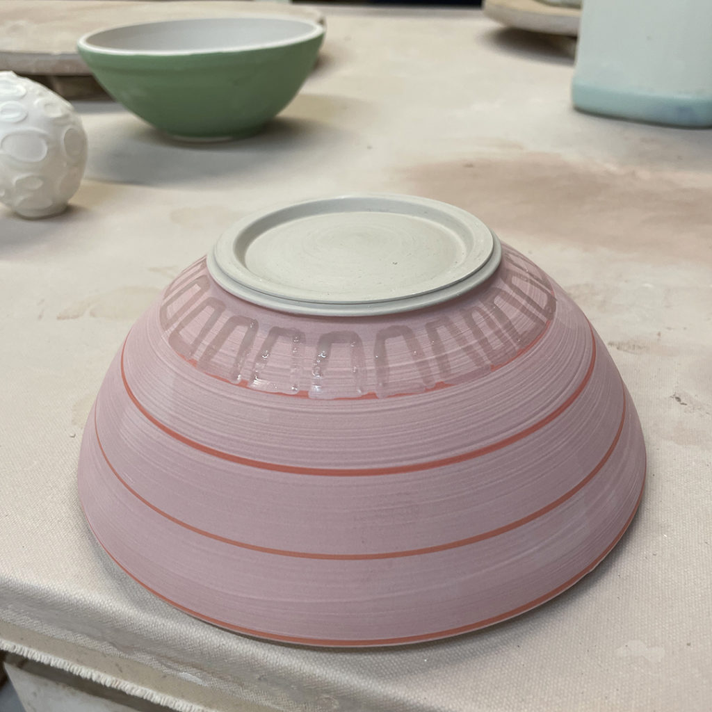 Ceramic Bowl - Wax Resist - New 2019 - Direct From Artist